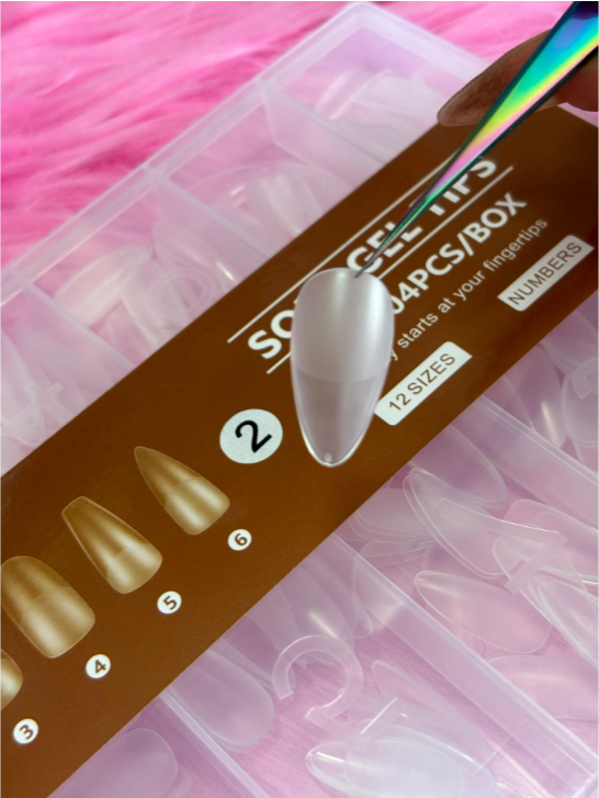 TIPS #2  SOFT GEL ALMOND M  240PCS